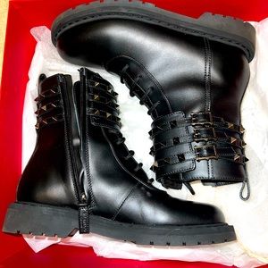 Valentino combat boots